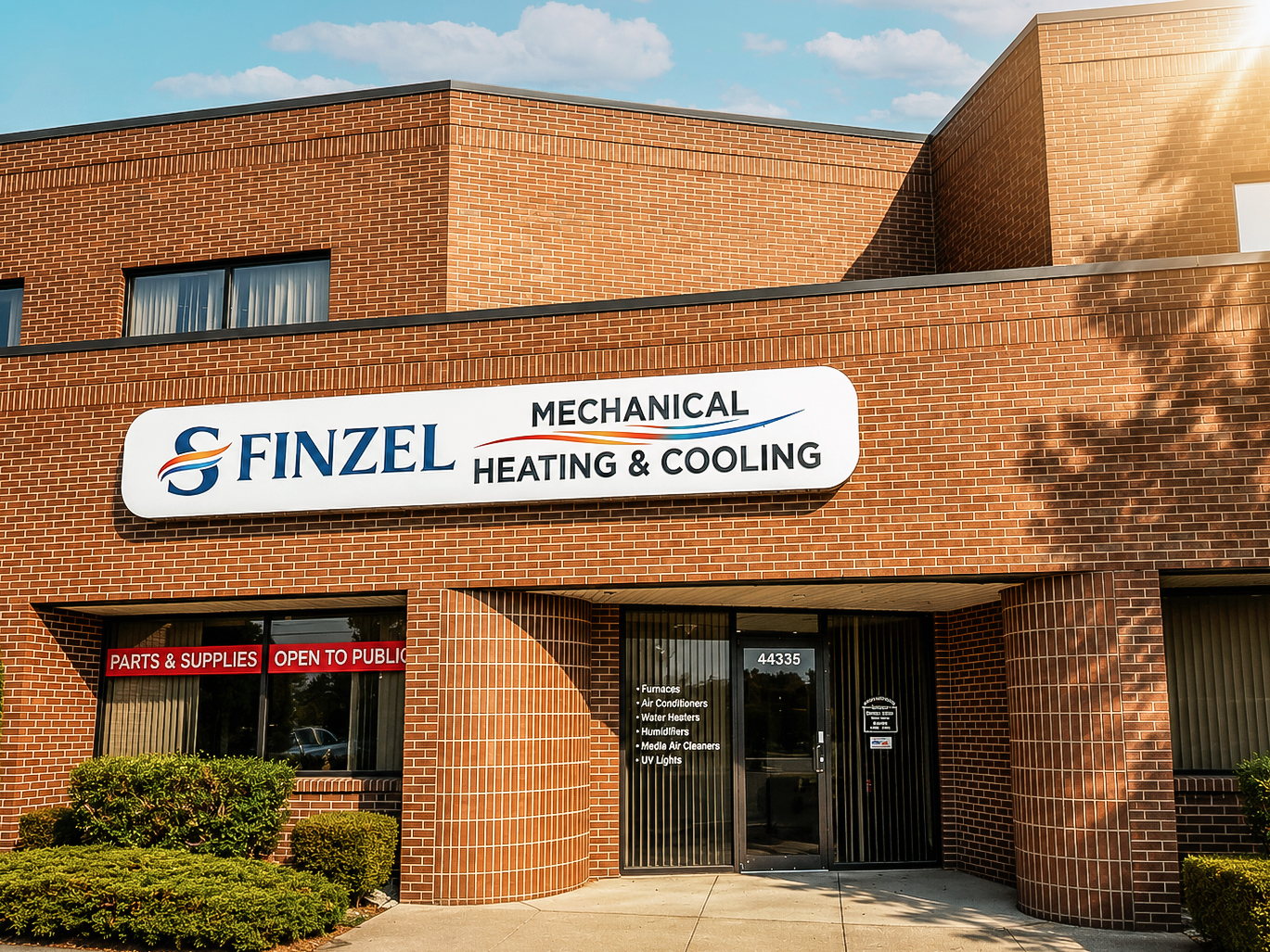 S. Finzel Mechanical shop on N. Groesbeck Hwy in Clinton Township